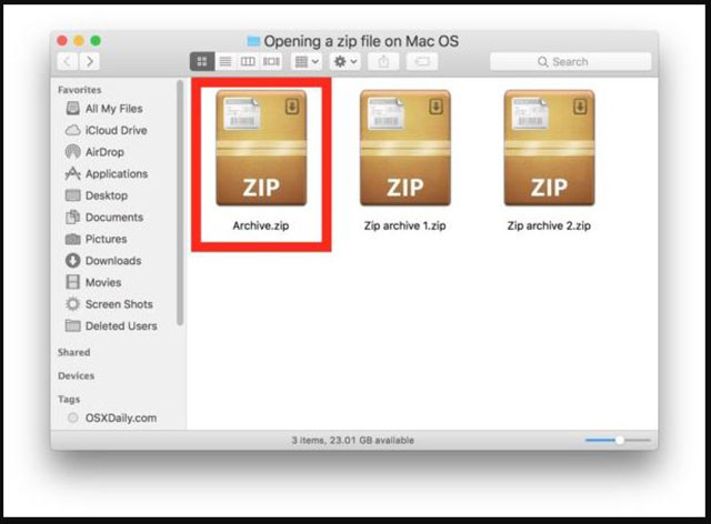 Zip Archive Utility For Mac